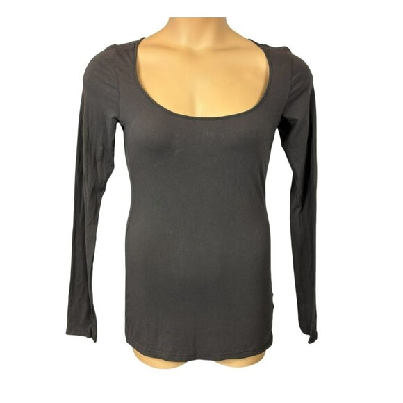 Standard JAMES PERSE Scoop Neck T Shirt Long Sleeve w/ Tag - Picture 1 of 4